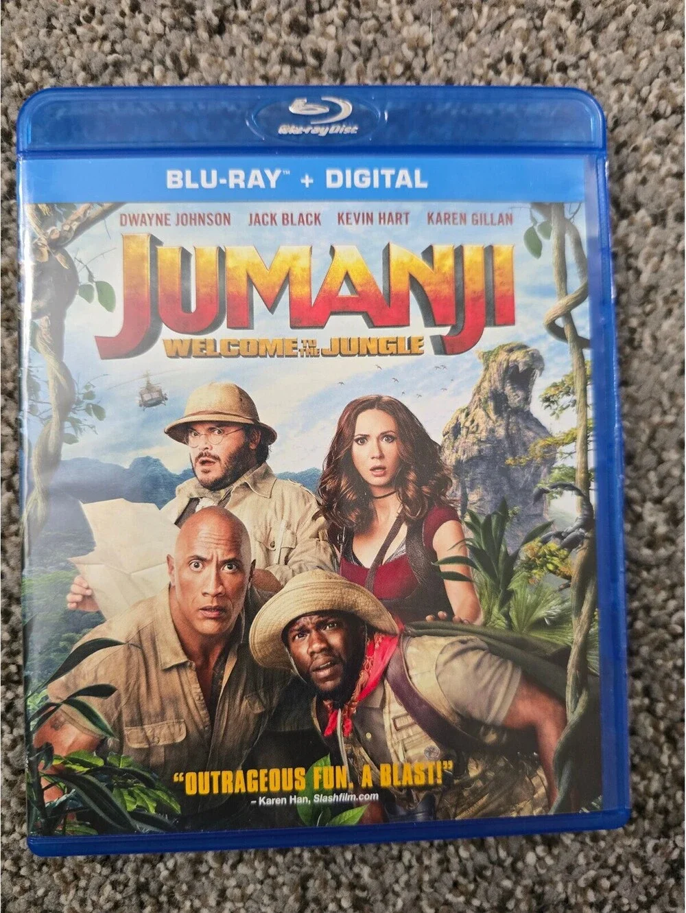 Jumanji: Welcome to the Jungle Blu-ray + Digital